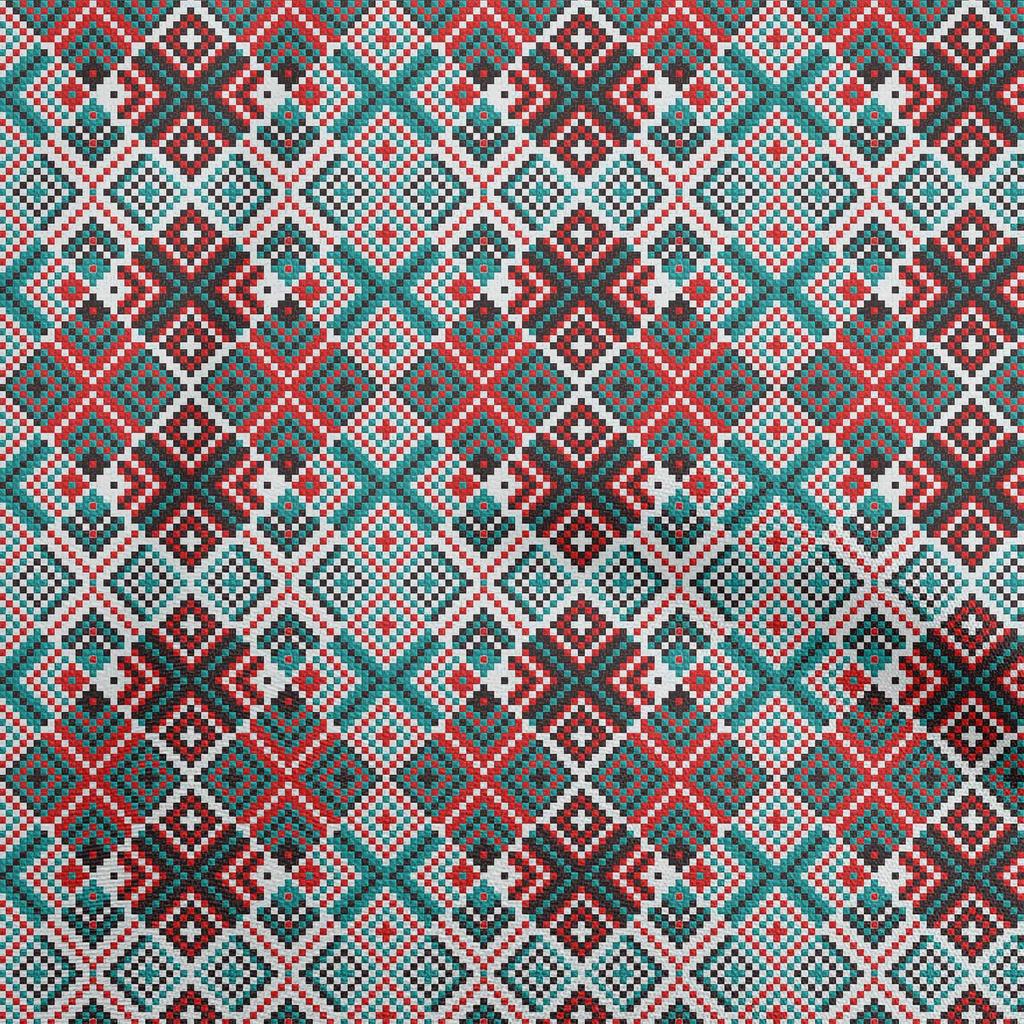 oneOone Cotton Flex Maroon Fabric Abstracts Diy Clothing Quilting Fabric Print Fabric By Yard 40 Inch