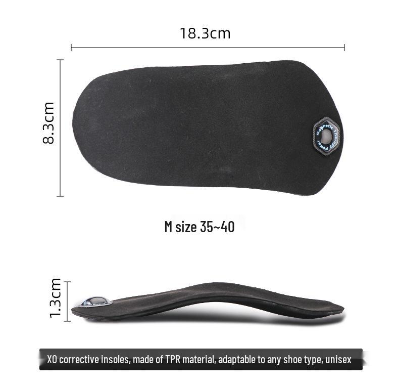 Sport Insole for Flat Feet: Corrects Arch Collapse, Bow Legs, Eversion, and Supports High Arches.