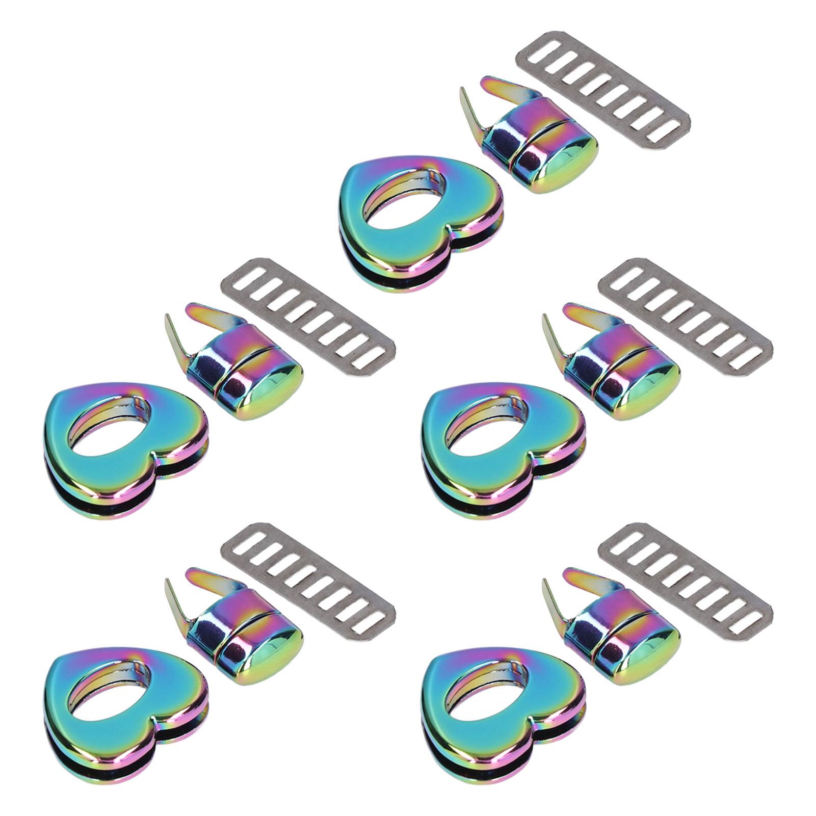 

Twist Lock красочный классический дизайн в форме сердца аппаратный замок пряжка для DIY кошельков сумки сумки