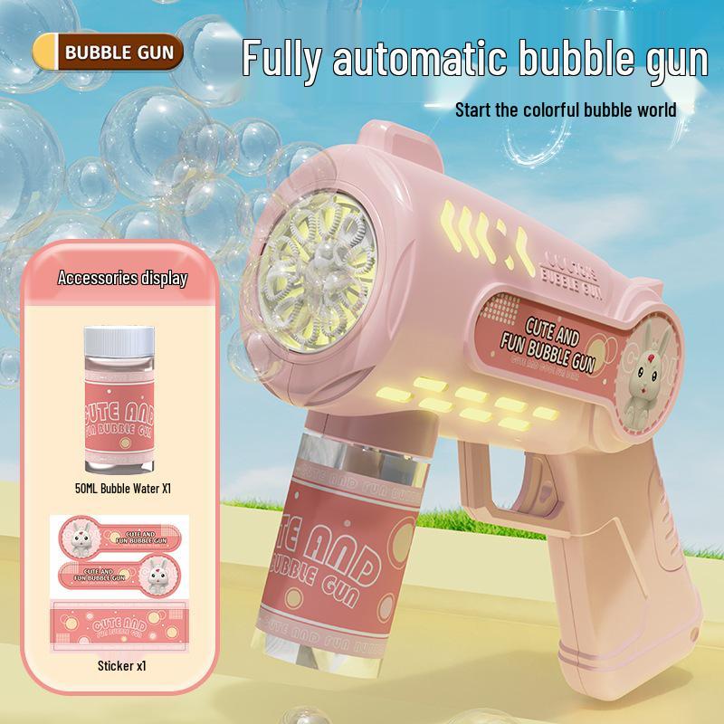 2025 Automatic Gatling Bubble Gun: Trendy Handheld Toy for Kids