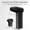 140,000 Turbo RPM Turbo Fan Infinitely Variable Brushless Motor 62m/s High-speed Handheld Violent Fan with Power Display