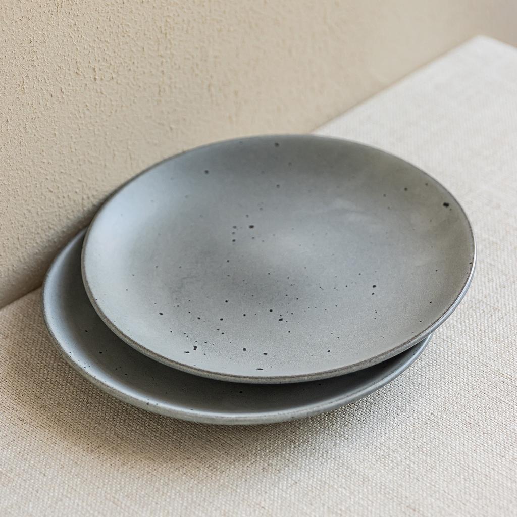 Ceramic Plate Creative Ink Splashing Disc Household Restaurant Commercial Western Food Plate High Value Vegetable Plate Dessert Plate