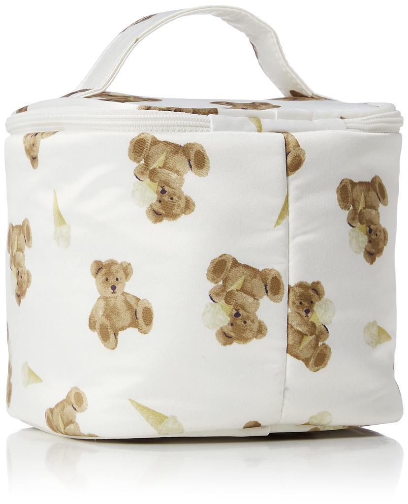 Gelato Pique Gelato Bear Print Vanity Pouch PWGB221667 Women's OWHT F