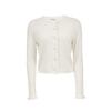 VEROMODA Bow-Knot Silk Wool Blend Cardigan