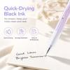 Retractable Gleaming Wings Butterfly Pen 0.5mm Gel Pens New Black Ink Pens  Student Writing