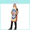 Costume Birra di Halloween per Adulti in Tessuto Poliestere per Feste in Costume e Spettacoli