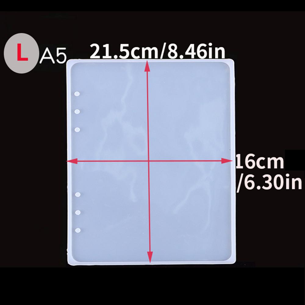 Forma silikonowa żywiczna na notatnik A5 A6 A7 DIY Rękodzieło na notatnik Prezent Tworzenie Formy z Żywicy Epoksydowej