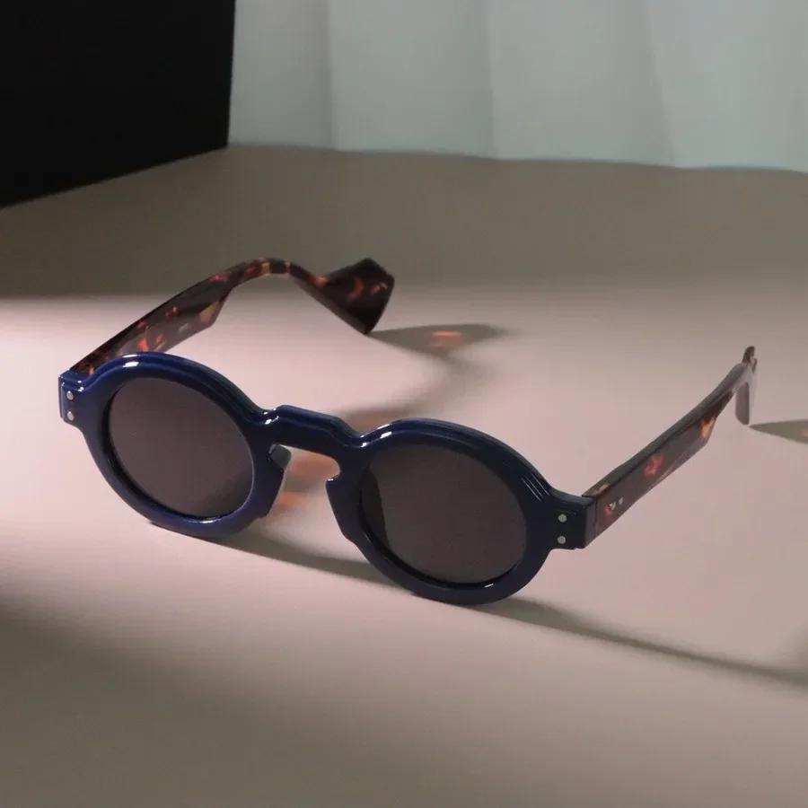 Stylish Round Sunglasses Women Men Vintage Brand Mirror Lens Simple Sun Glasses Female Male Cool Colors