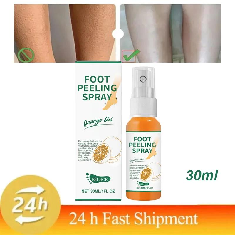 Herbal Anti Crack Foot Cream Peeling Spray Heel Cracking Repair Products Exfoliation Dead Skin Removal Softening Smooth Care