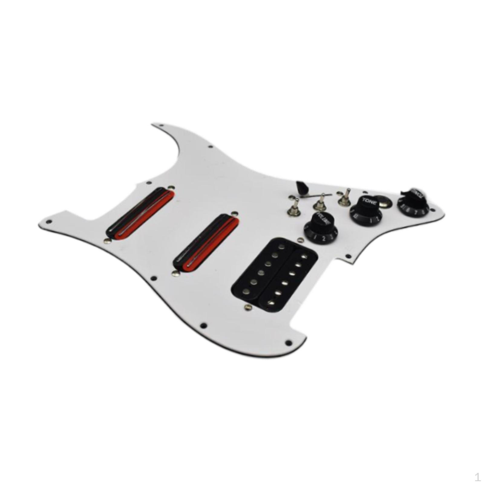 

Защитная накладка для электрогитары со звукоснимателями SSH, сменная защитная накладка для струнных инструментов белый