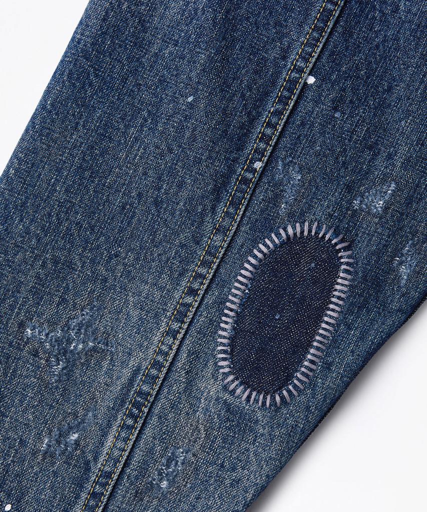 OUTSTANDING W.W. Ii Selvedge Denim 1St Jacket_Repair Blue