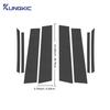 Car Window Trim Cover B Column Sticker Polished Pillar Exterior Parts Accessories For Peugeot 2008 2020 2021 2022 2023 2024 2025