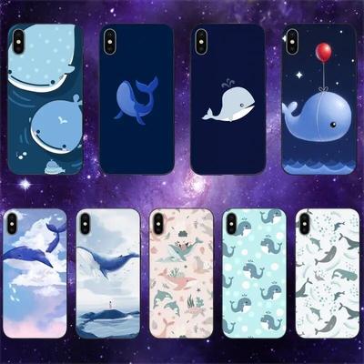 Cartoon Wal Handyhülle für iPhone Samsung Galaxy Redmi Xiaomi Oppo OnePlus Note SA 7 8 9 10 11 12 13 14 20 21 22 23 53 54 Pro Max Ultra TPU Soft