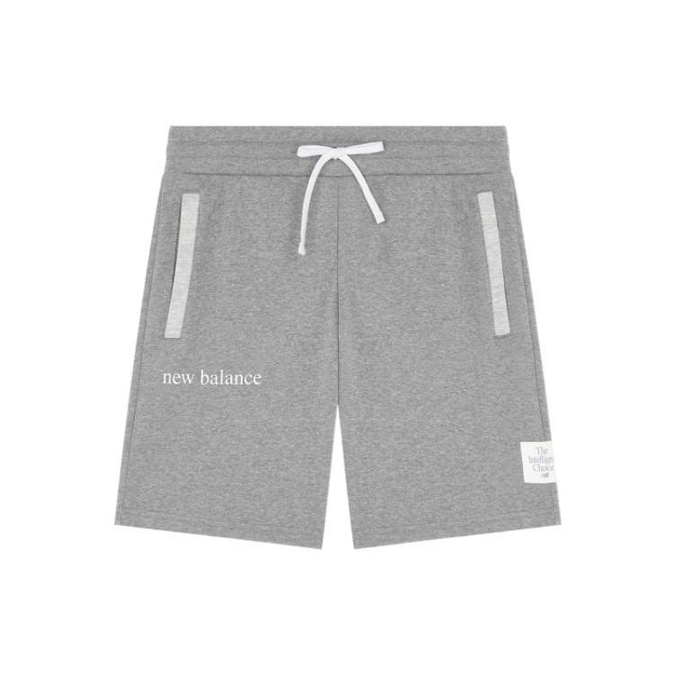 New Balance Essential Logo Shorts Asia Sizing  Grey  Men s AMS21552-HC XXL