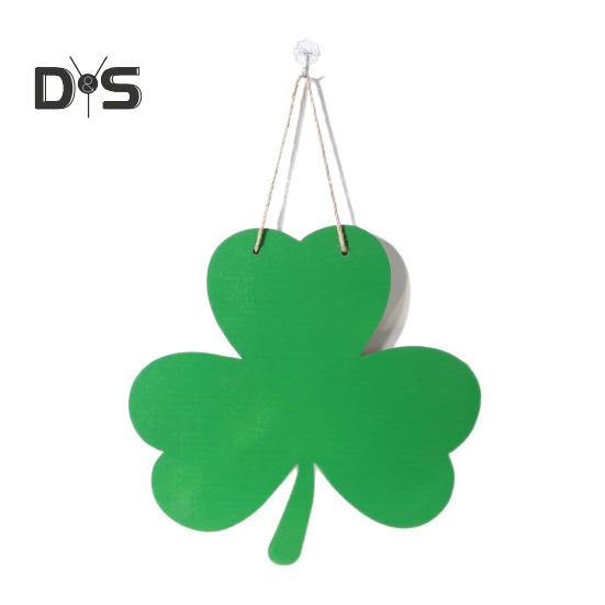 

Деревянный знак на дверь с клевером. День Святого Патрика Подвесная вывеска на входную дверь Знак трилистника для декора крыльца и стены фермерского дома L