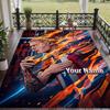 Custom Text Printed Rug Erling Haaland Non Slip Floor Carpet For Home Room Decor
