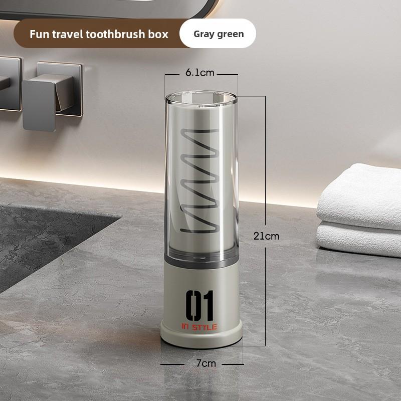 Toilet Cup Travel-friendly Household Three-in-one Set for Brushing Teeth and Rinsing Mouth, High-quality Appearance Toothbrush Cup