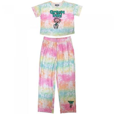 Womens/Ladies Flower Pot Pajama Set
