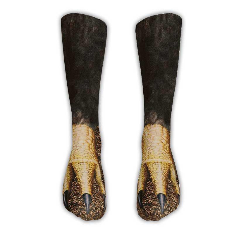 3D Animal Paw Prank Socks: Creative Cat & Dog Hoof Print Simulation