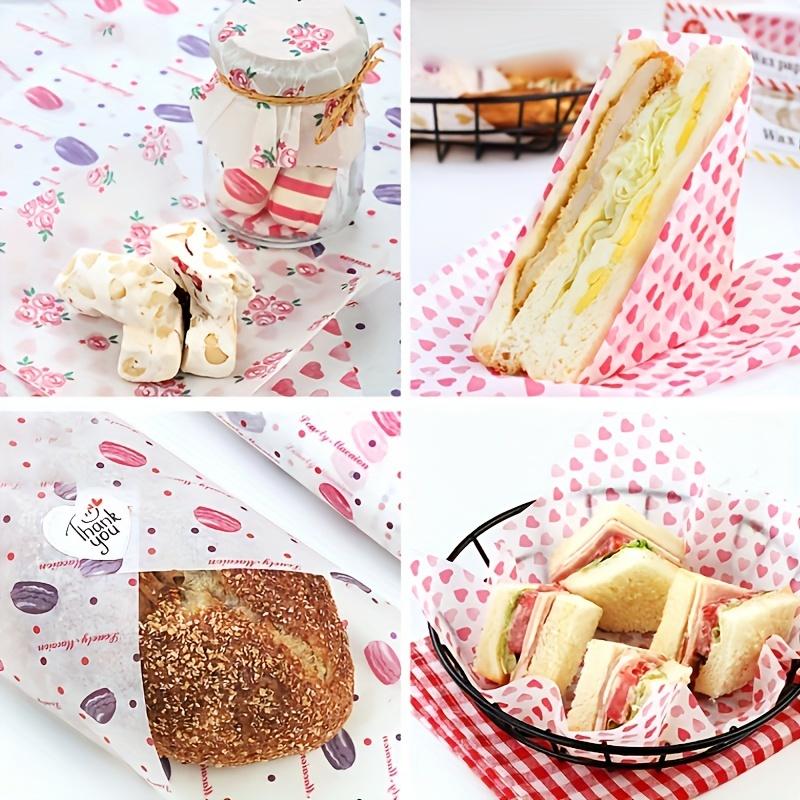 Polystyrene Food Wrappers, Printed Absorbent Baking Paper, Dessert and Snack Tray Liners