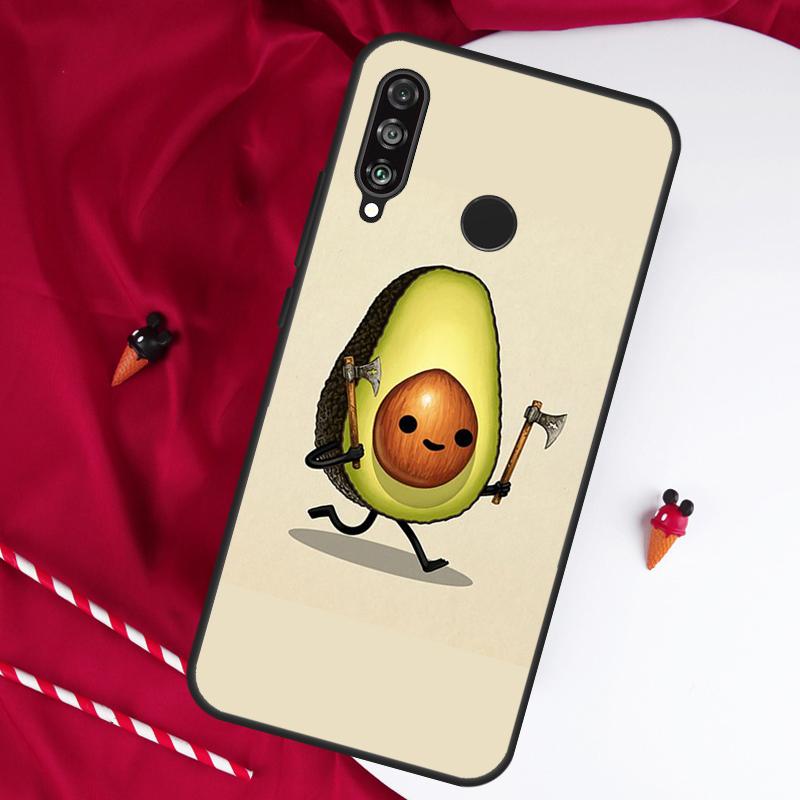 Funny Avocado Quotes For Huawei Nova Y61 Y91 Y73 Y72 Y90 Y70 Y60 12s 12i 11i 8i 9 10 SE P60 P30 Pro P40 Lite Case