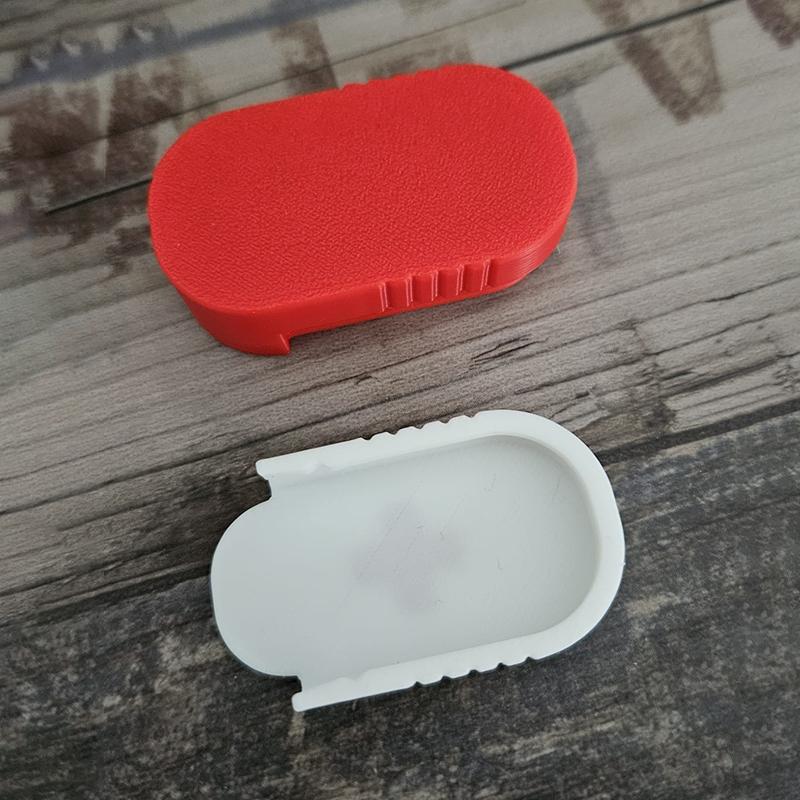 Mini Sliding Pill Box Keychain Medication Organizer Multiple Compartments Travel Pill Organizer Portable Pill Pod Tablet Case