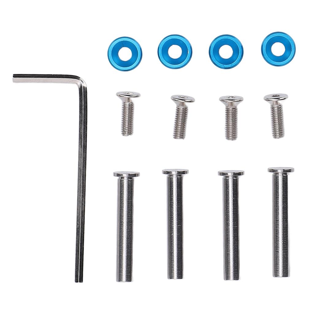 4 Pcs Computer Cooling Fan Screw Color Anodized PC Case Cooling Fan Screw for Water Cooling PC Case