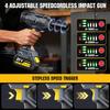 Cordless Impact Wrench 1/2 Inch, 1032 ft-lbs Brushless, 4-Speed, 2x 4000mAh Batteries & Accessories