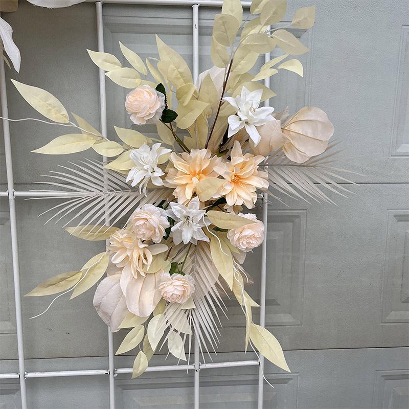 Complete Wedding & Banquet Artificial Flower Set: Ground Rows & Table Decor