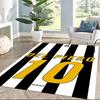 Juventus Floor Mat Suitable For Game Room Outdoor Balcony Foyer Antislip Rug Decorate Offices Gift For Festivals