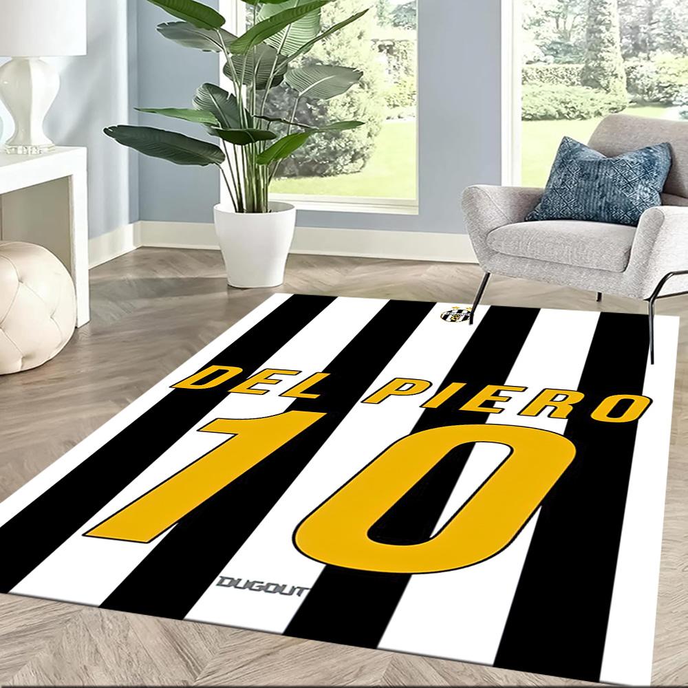 Juventus Floor Mat Suitable For Game Room Outdoor Balcony Foyer Antislip Rug Decorate Offices Gift For Festivals