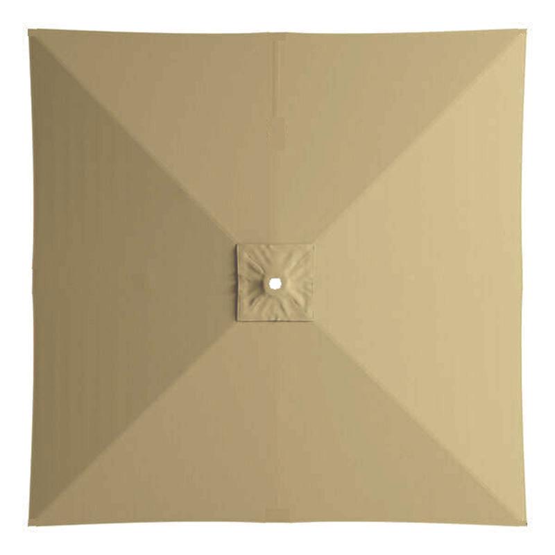 4 Ribs Patio Umbrella Cloth Without Stand 2x2M Parasol Umbrella Replacement Canopy Cover Outdoor Market Garden Cafe Sunshade