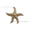 Electroplated Starfish Pendant - 54mm Retro Alloy Ocean Jewelry Accessory