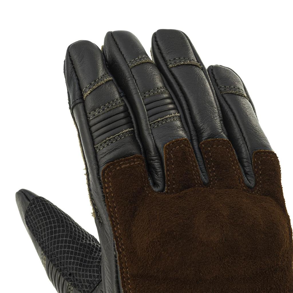 Komine Motorcycle Leather Winter Gloves Z Medium GK-849 - Series, Black,