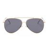 New Pilot Concave Metal Frame Sunglasses Men Women Fashion UV Protection Driving Sun Glasses Double Beam