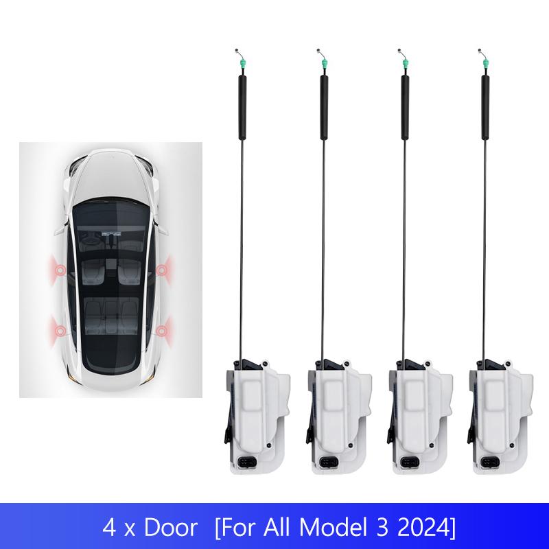 Smart Electric Suction Door For Tesla Model Y 3 Four Door Electric Suction Lock Automatic Suction Automotive Modification Parts