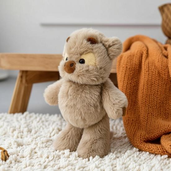 Highland Cow Stuffed Animal, Soft Running Calf Plush Toy for Kids, Cuddle Hugging Plushie for Boys Girls, Portable Travel Companion Gift