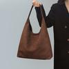 Tote Bag New Women's Bag Autumn and Winter Shoulder Armpit Bag Large Capacity Fashion Maillard Commuter Bag