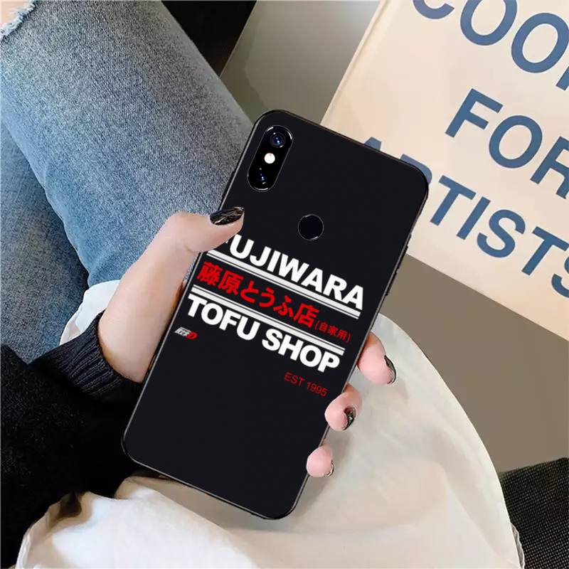 Initial D AE86 Cartoon Auto Luxus Design Abdeckung Telefon Fall Für Xiaomi Redmi Hinweis 7 8 9 t max3 s 10 pro lite