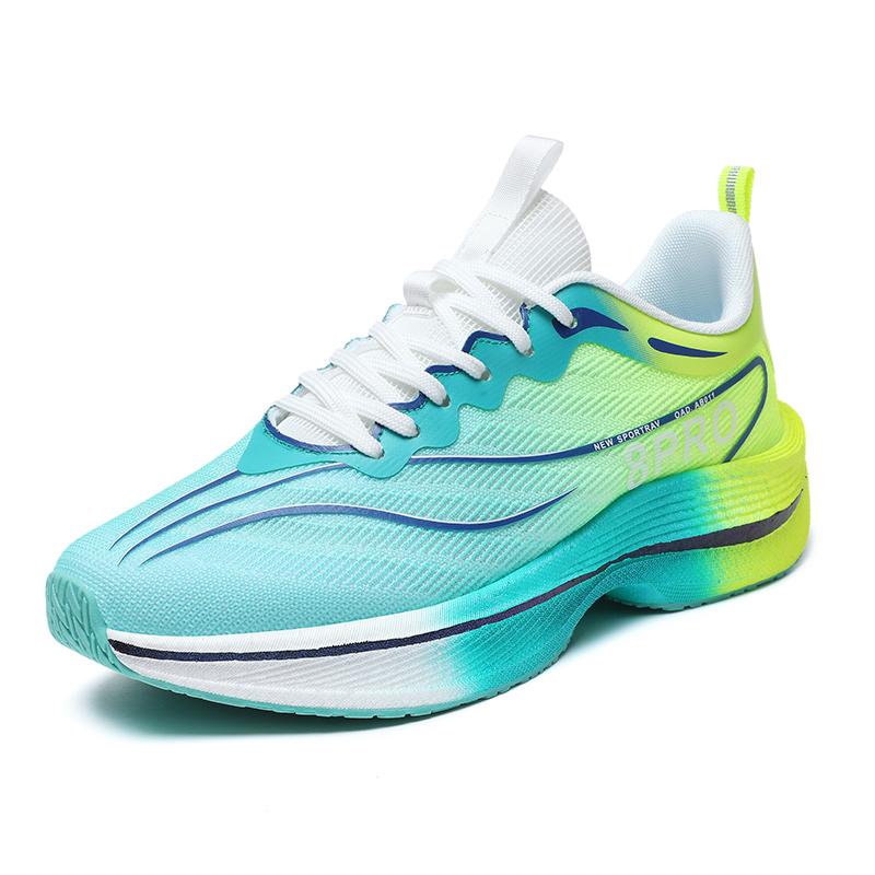 

Мужские кроссовки для бега на открытом воздухе, мягкие, повседневные, спортивные, теннисные туфли на плоской подошве, дышащие, мягкие, легкие кроссовки для мужчин 38 зелёный