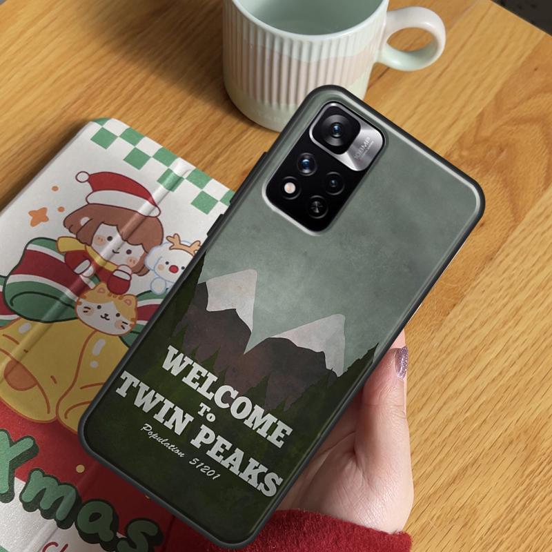 Welcome To Twin Peaks Case For Xiaomi Redmi Note 14 Pro 13 12 11 10 15 Pro Plus Redmi 15 C 13 10C 12C 14C 13C Cover