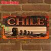 D Flat Pc Vintage Metal Sign for Decorative Purposes Only Outdoor Plaque Wall Decoration Chilean Aluminum Sign Vehicle