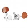 Fully Enclosed Guitar Tuning Pegs with Precisions Gear System for Electric and Acoustic Guitars Dustproof Design