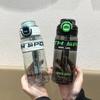 Water Bottle New Sports Water Cup Large Capacity High Temperature Resistant Simple Plastic Cup High Value Straw Portable Male and Female Student Cup