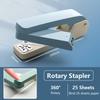 Use 24/6 Staples Stapler Heavy-Duty Duty Effortless Heavy-Duty Duty Stapler 360 Degree Rotary Metal Long Stapler Bookbinding Supplies