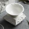 Irregular Shape Ceramic Ramen Noodle Bowl Dinner Plates Soup Pot Restaurant Solid Color Tableware Snack Dessert Plate Salad Bowl