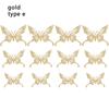 Ornament Home Decoration Gold Silver Rose Gold 3D Hollow Butterfly Wall Stickers Mariposas Decals