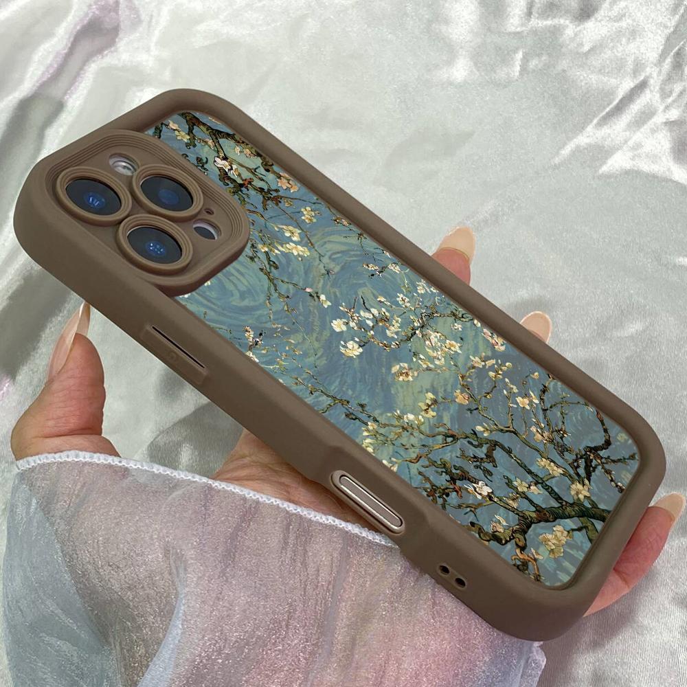 JT9 Aesthetic Vintage Tree Realme 14 15 Huawei P40 Honor 70 90 Infinix Tecno Itel Motorola Google All Model Angel Eyes Soft TPU Phone Case