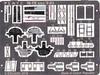 PLATZ Etching for the Air Force Plastic Model Parts Detail-Up Self-Defense T-33 M72-23