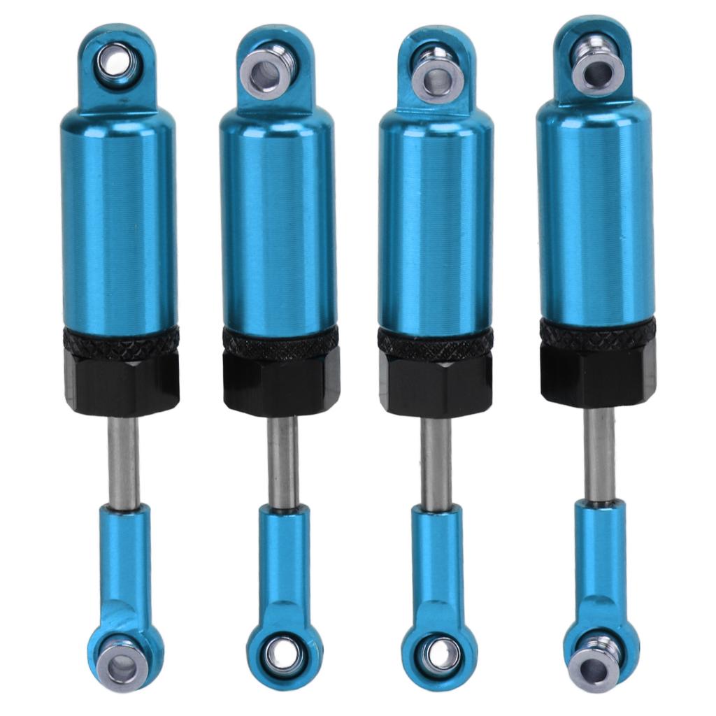 4pcsset Metal Adjustable Shock Absorber for MN 116 Remote Control Car Model Upgrade PartsBlue